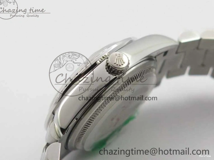 MiroTime 0402 Datejust 31mm 278275 SS Crystal Bezel BP Maker Best Edition Pink Roman Dial Crystal @6 on SS President Bracelet Contemporary 3082